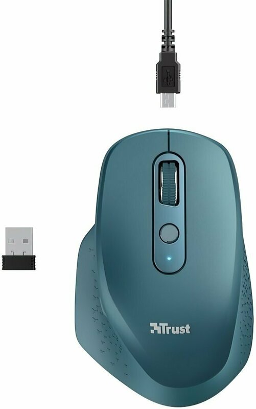 Ігрова Миша Trust Ozaa Rechargeable Blue - фото - №0