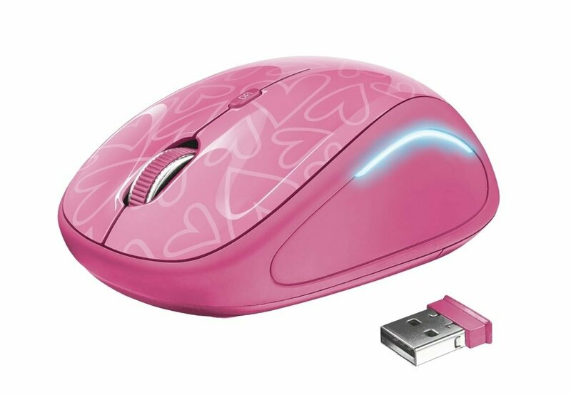 Ігрова Миша Trust YVI FX PINK - фото - №1