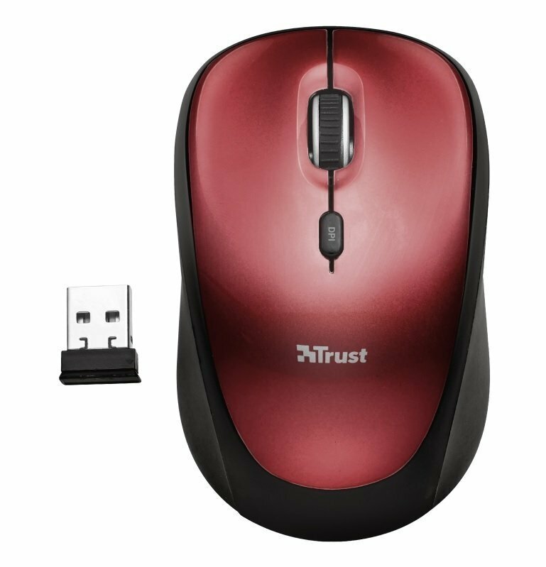 Ігрова Миша Trust YVI RED - фото - №0