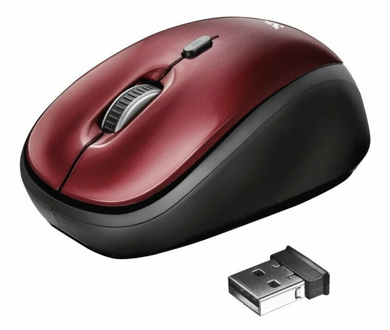 Ігрова Миша Trust YVI RED - фото - №1