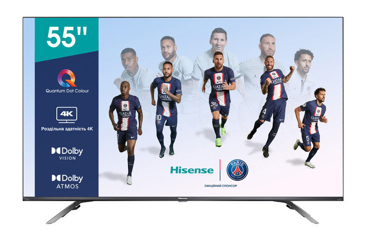 Телевізор Hisense 55" 4K Smart TV (55E76GQ) фото