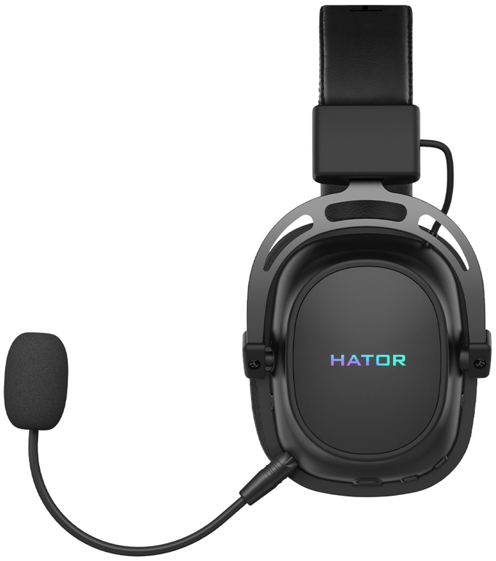 Гарнітура ігрова HATOR Hypergang Wireless Tri-mode (Black) HTA-850 фото