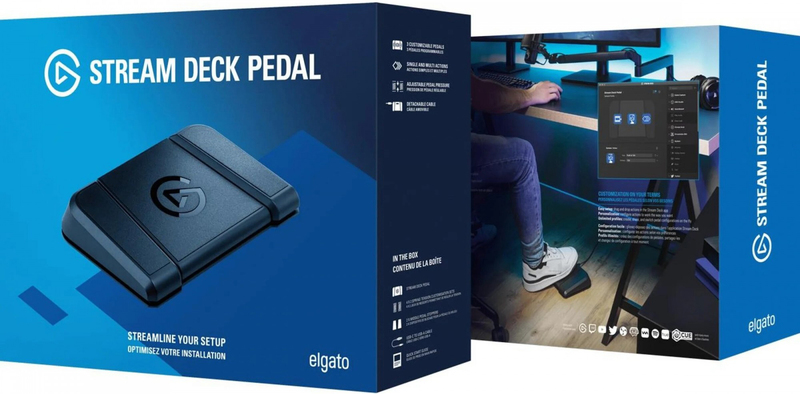 Контроллер студийный Elgato Stream Deck Foot Pedal (10GBF9901) фото