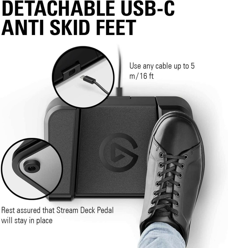 Контролер студійний Elgato Stream Deck Foot Pedal (10GBF9901) фото