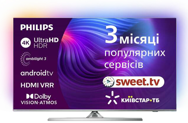 Телевізор Philips 65" UHD 4K Smart TV (65PUS8506/12) фото