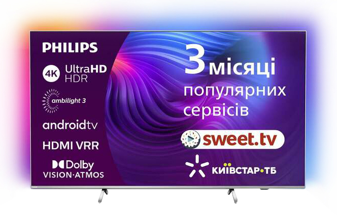 Телевізор Philips 70" UHD 4K Smart TV (70PUS8506/12) фото
