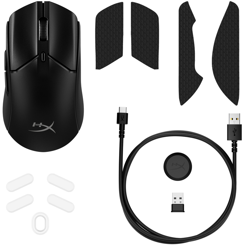 Ігрова комп'ютерна миша HyperX Pulsefire Haste 2 Wireless (Black) 6N0B0AA фото