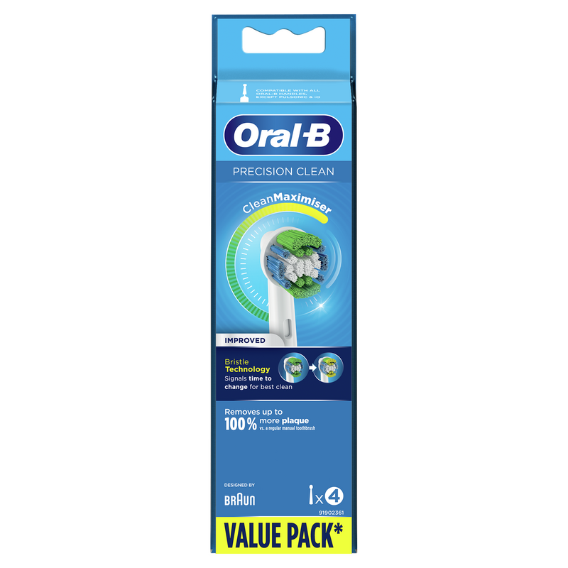 Сменные насадки к зубной щетке ORAL-B EB20RB Precision Clean, 4 шт (4210201360742) фото