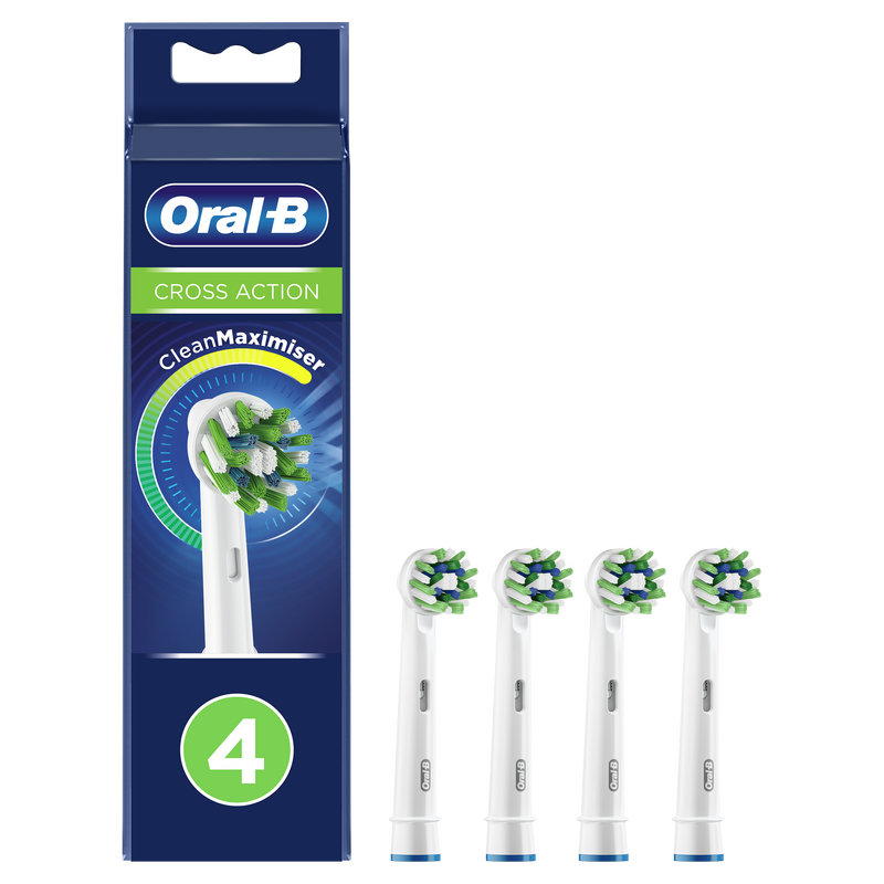 Змінні насадки до зубної щітки ORAL-B Cross Action, 4 шт (4210201354369) фото