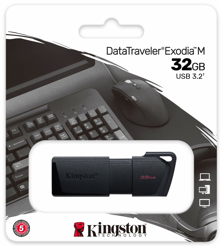 USB-Flash Kingston 32Gb (Exodia M) чорна фото
