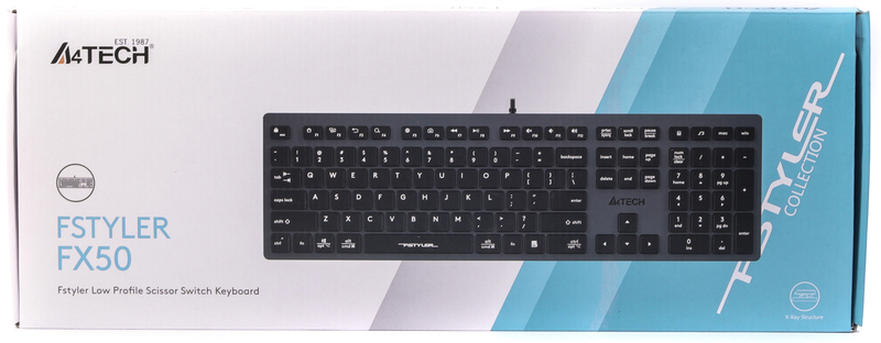Ігрова клавіатура A4Tech Fstyler FX-50 USB (Grey) фото