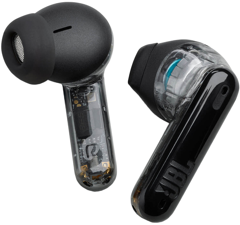 Навушники JBL Tune Flex (Ghost Black) JBLTFLEXGBLK - фото - №1