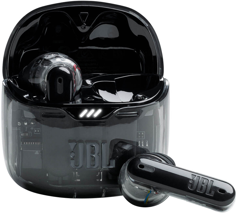 Навушники JBL Tune Flex (Ghost Black) JBLTFLEXGBLK - фото - №0