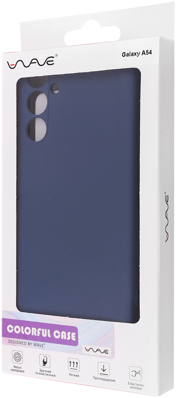 Чохол для Samsung А54 WAVE Colorful Case (Blue) фото
