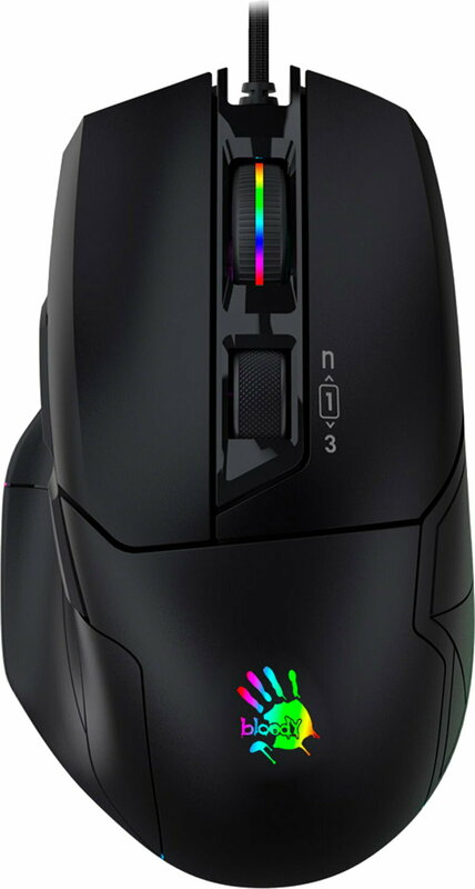Ігрова комп'ютерна миша A4 Tech W70 Pro Bloody (Stone Black) фото