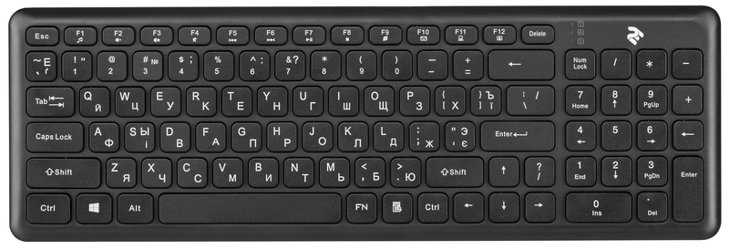 Игровая клавиатура 2E GAMING KS230 Slim WL (Black) 2E-KS230WB фото