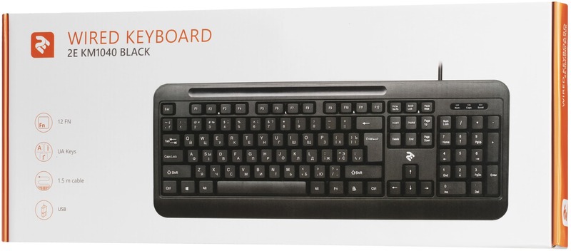 Ігрова клавіатура 2E GAMING KM1040 (Black) 2E-KM1040UB фото