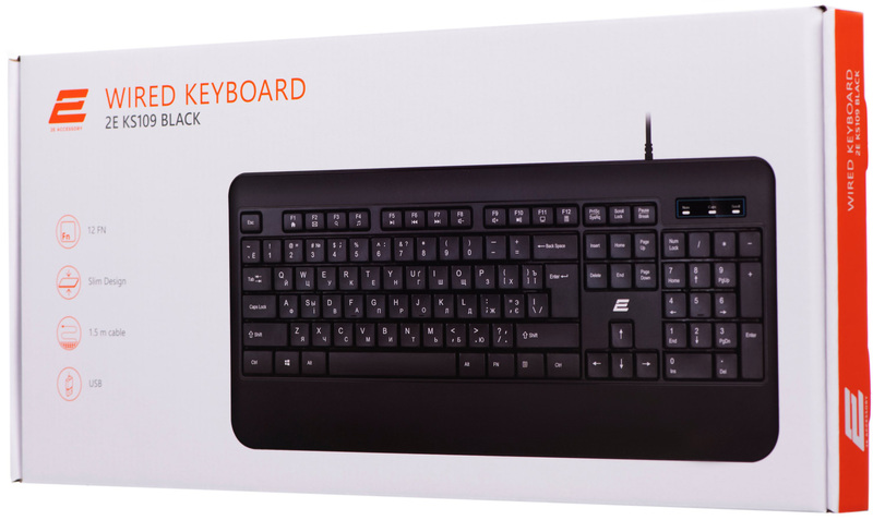 Ігрова клавіатура 2E GAMING KS109 (Black) 2E-KS109UB фото