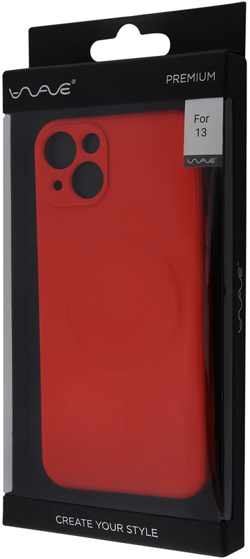 Чохол iPhone 13 WAVE Colorful Case with MagSafe (Red) фото