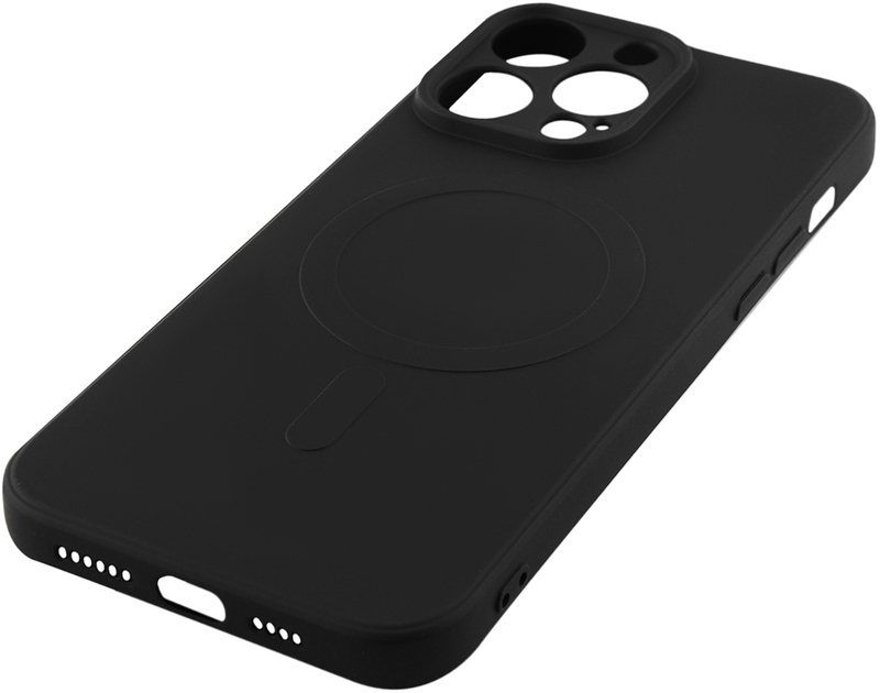 Чохол для iPhone 14 Pro Max WAVE Colorful Case with MagSafe (Black) - фото - №1