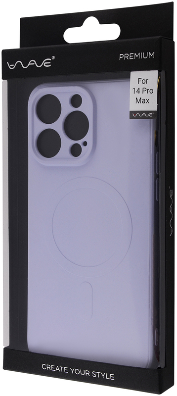 Чохол для iPhone 14 Pro Max WAVE Colorful Case with MagSafe (Light Purple) фото