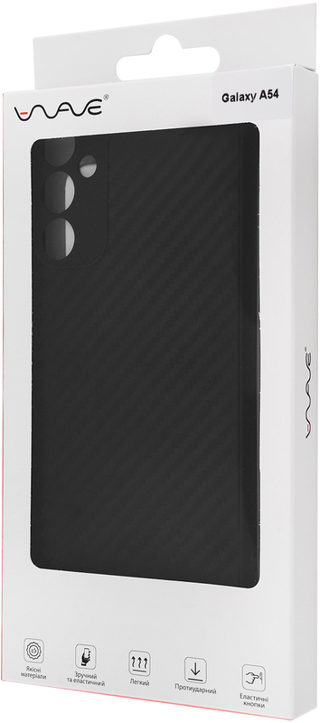 Чохол для Samsung А54 Carbon Edition (Black) фото