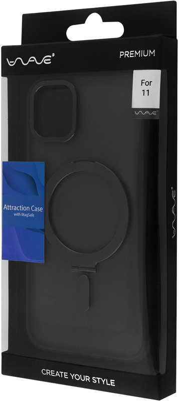 Чохол для iPhone 11 WAVE Attraction Case with MagSafe (Black) фото