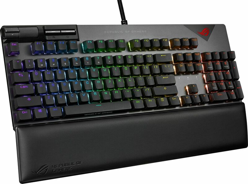 Клавіатура ігрова ASUS ROG Strix Flare II (Black/Grey) 90MP02D6-BKUA01 фото