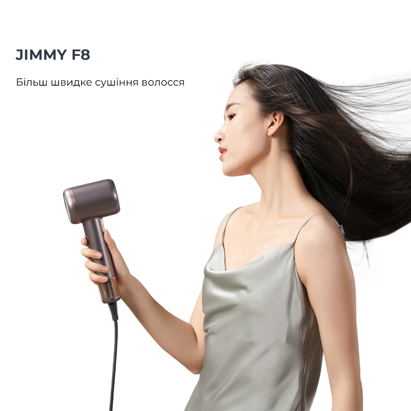 Фен для волосся з іонізацією Xiaomi JIMMY F8 (Grey) фото