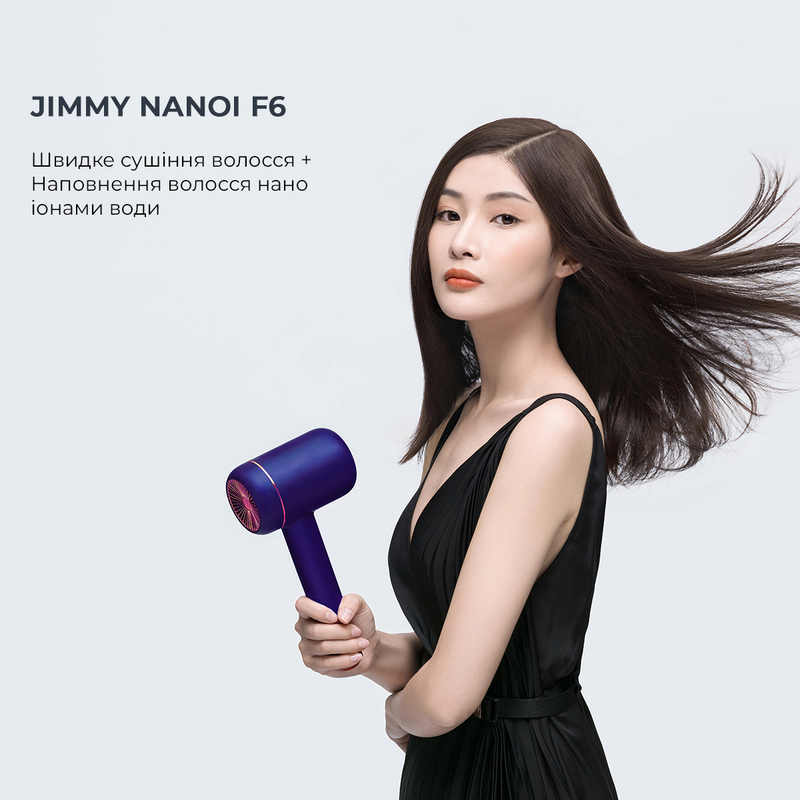 Фен для волосся з іонізацією Xiaomi Jimmy F6 (Purple) фото