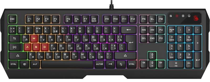 Игровая клавиатура A4Tech Bloody B135N черный фото