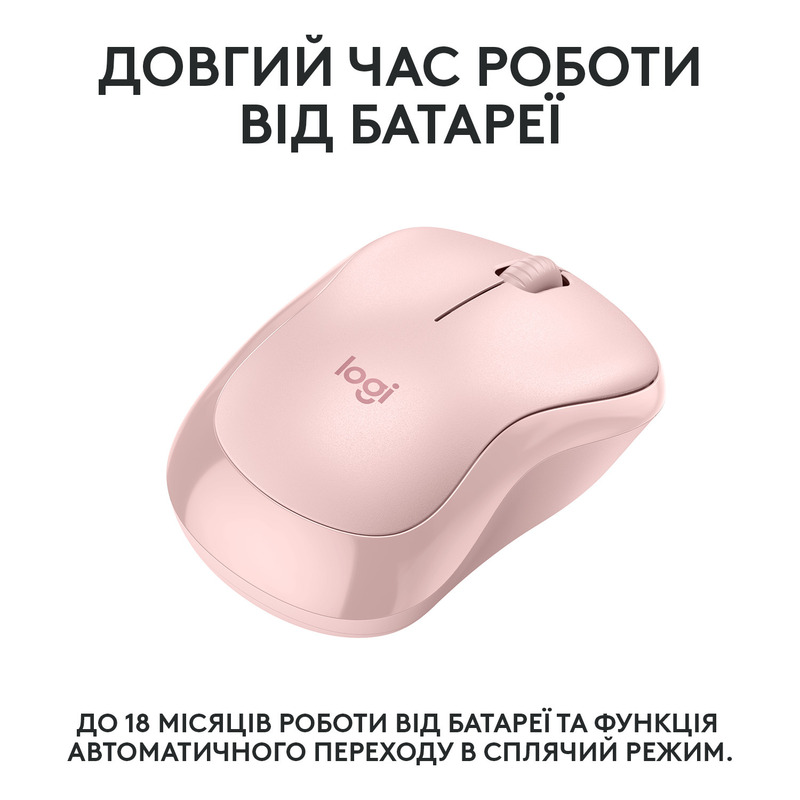 Миша Logitech бездротова M240 Bluetooth (Pink) 910-007121 фото