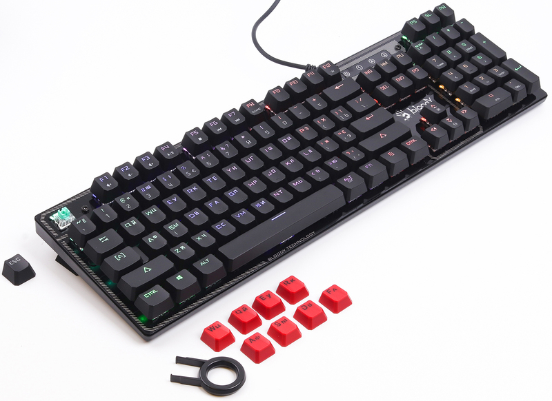 Ігрова клавіатура A4Tech Bloody B750N чорний фото