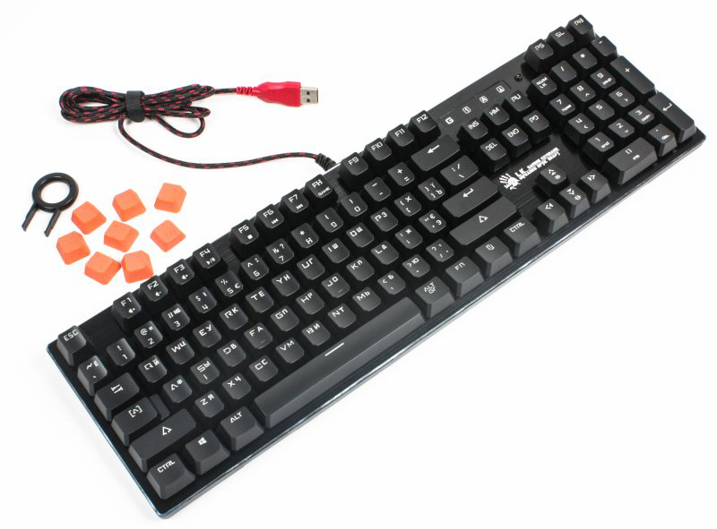 Ігрова клавіатура A4Tech Bloody B820R чорна фото