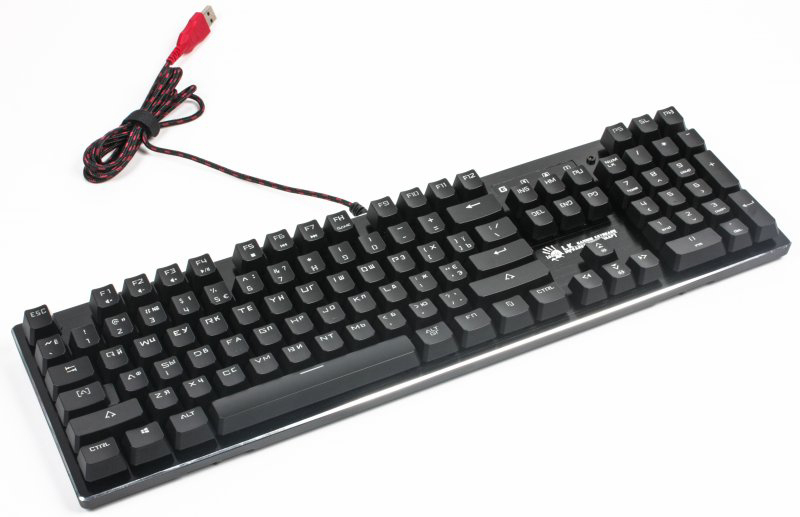 Ігрова клавіатура A4Tech Bloody B820R чорна - фото - №2