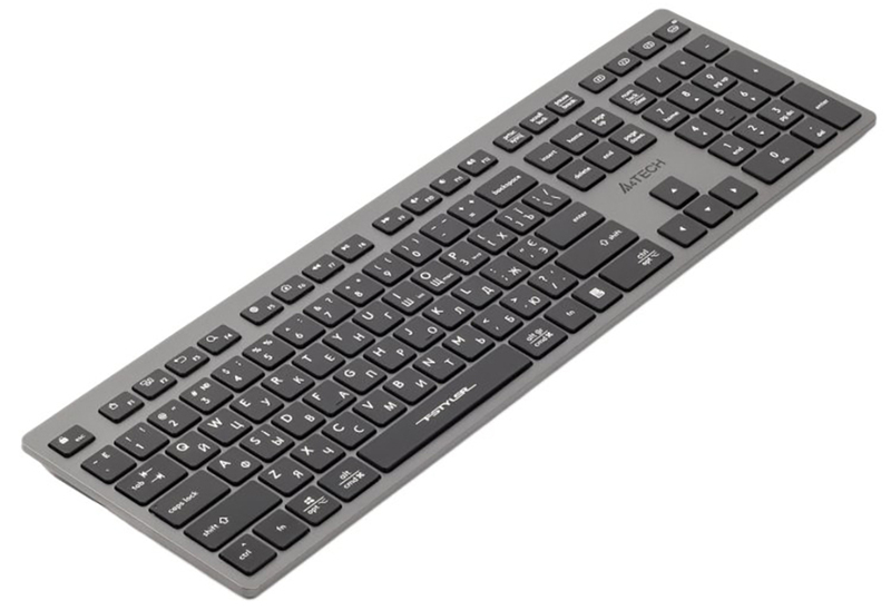 Клавіатура A4Tech Fstyler FBX50C сіра фото