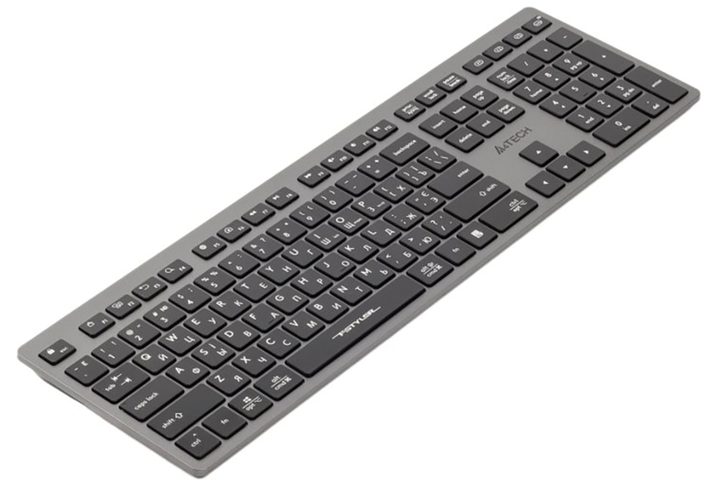 Клавиатура A4Tech Fstyler FBX50C серая - фото - №1