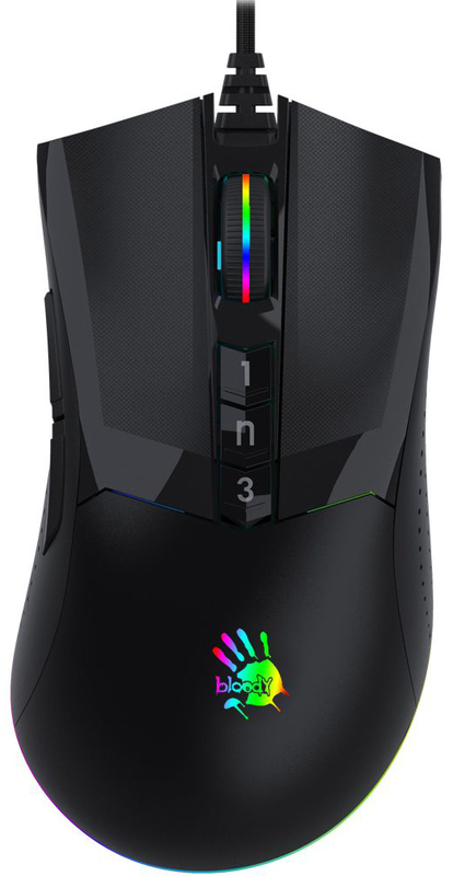 Ігрова комп'ютерна миша A4 Tech W90 Pro Bloody (Stone black) фото
