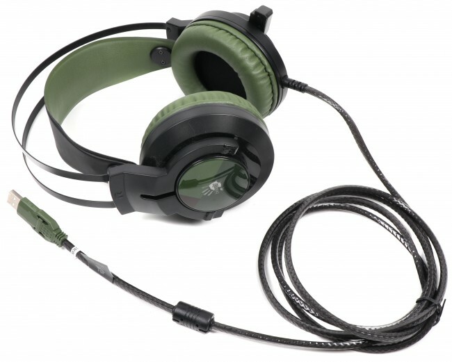 Гарнитура игровая A4 Tech J437 Bloody (Army Green) фото