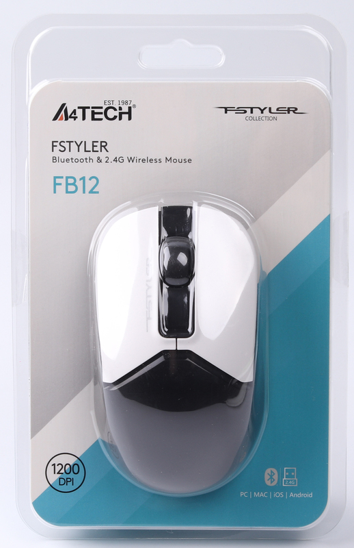 Ігрова комп'ютерна миша A4Tech Fstyler FB12 (Panda) - фото - №4