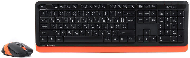 Ігровий комплект A4Tech Fstyler FG1010 (Orange) фото