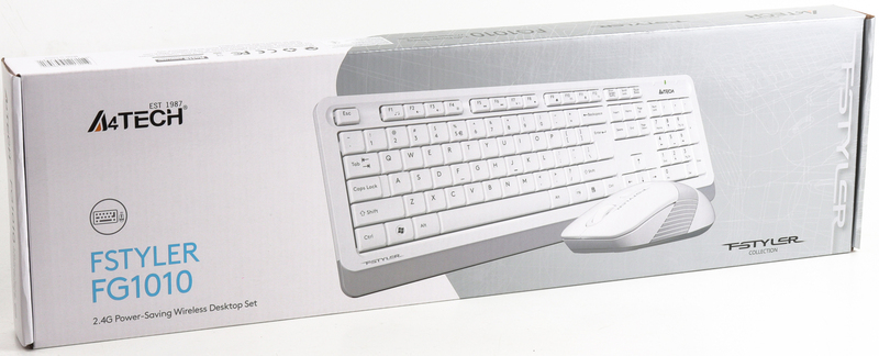 Игровой комплект A4Tech Fstyler FG1010 (White) фото