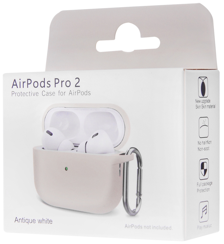 Чохол Silicone Case New for AirPods Pro 2 (Antique White) фото