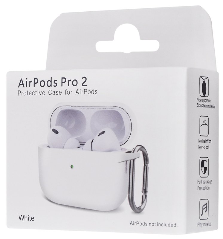 Чохол Silicone Case New for AirPods Pro 2 (White) фото