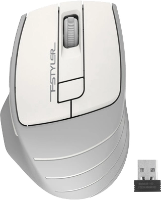 Ігрова комп'ютерна миша A4Tech Fstyler FG30 (Grey+White) фото