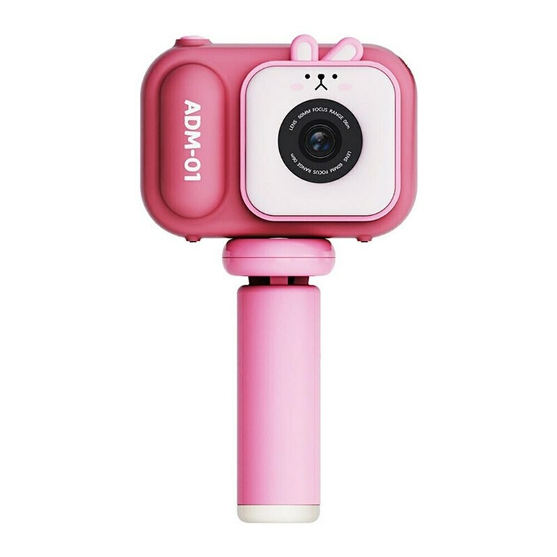 Дитяча фотокамера S11 зі штативом (pink) фото