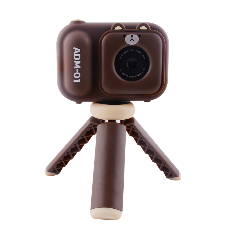 Дитяча фотокамера S11 зі штативом (brown) фото