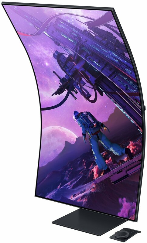 Ігровий монітор вигнутий VA 55" Samsung Odyssey Ark LS55BG970NIXCI - фото - №0