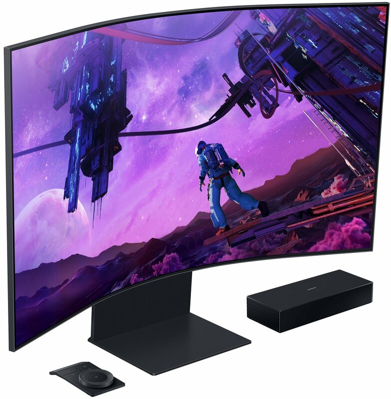 Ігровий монітор вигнутий VA 55" Samsung Odyssey Ark LS55BG970NIXCI - фото - №9