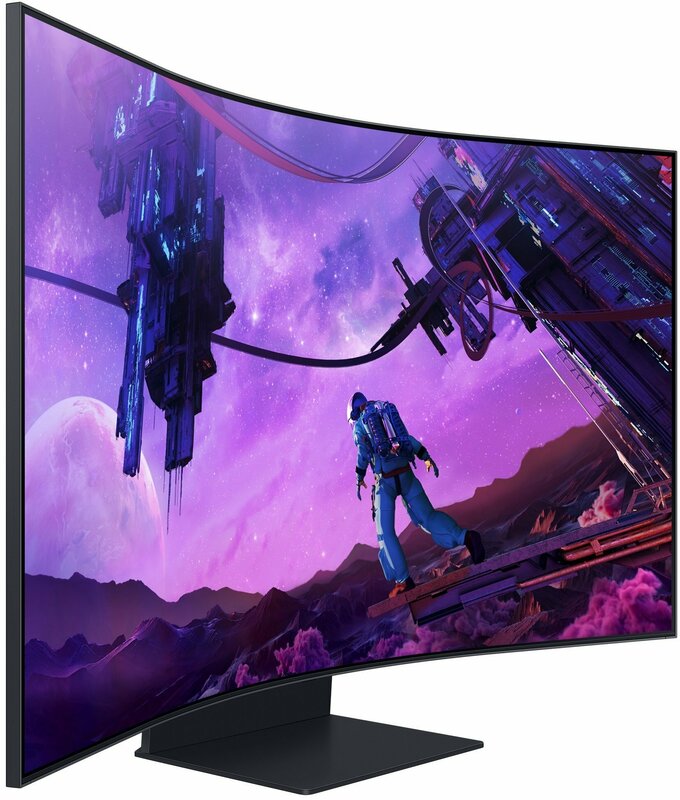 Ігровий монітор вигнутий VA 55" Samsung Odyssey Ark LS55BG970NIXCI - фото - №2